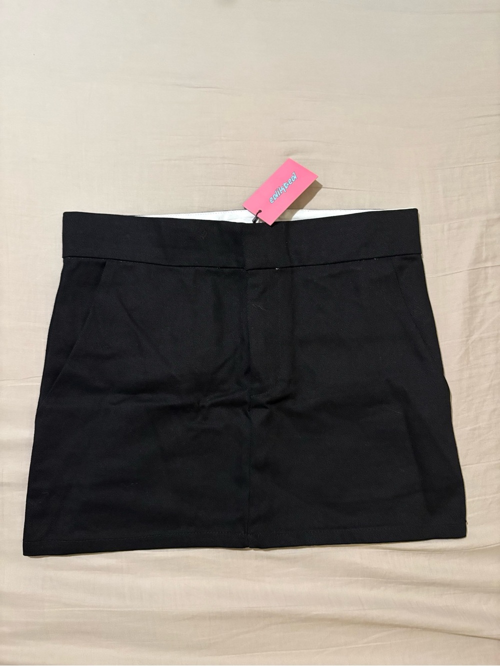 Edikted Black Tailored Mini Skirt Size S NWT